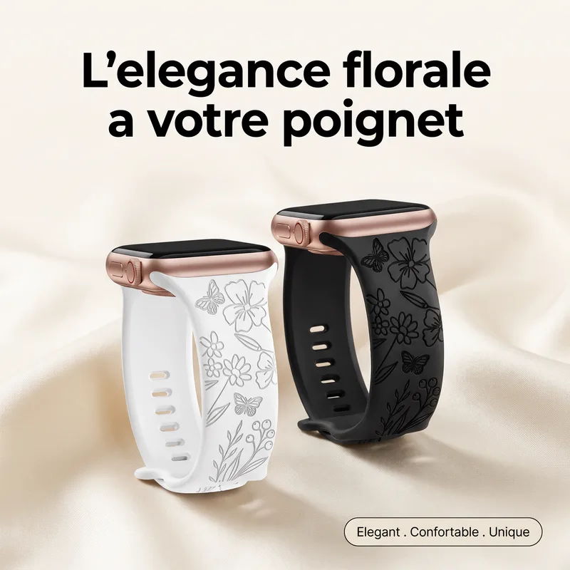 Example of a Meta Ads ad for engraved watch straps, created for an e-commerce client